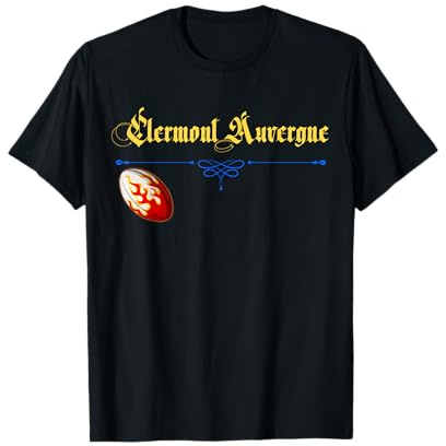 Rugby Clermont Auvergne Beau Cadeau Supporter Homme Femme T-Shirt