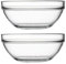 Queensway Home & Dining 1.7L Tempered Glass Mixing Bowl - Perfect for Cooking, Baking, Serving, and Salad Prep – Dishwasher & Microwave Safe, 20cm Diameter
