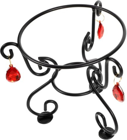 VINTORKY Metall Garten Kugelständer Stabiler Gazing Globe Halter Vielseitiger Outdoor Dekoration Halterung Für Gartenkugeln Glasornamente Tischdeko