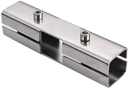 Harilla Conector de Tubo Cuadrado, Abrazadera para Barandilla de Pérgola, Resistente, para Tubo Cuadrado de 25 Mm X 25 Mm, 3 Maneras, 125mm