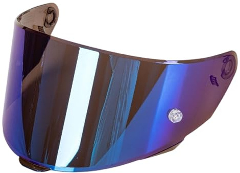 Ddujbtp Visiera per casco da moto, copertura integrale per casco da corso, visiere di ricambio per casco antivento
