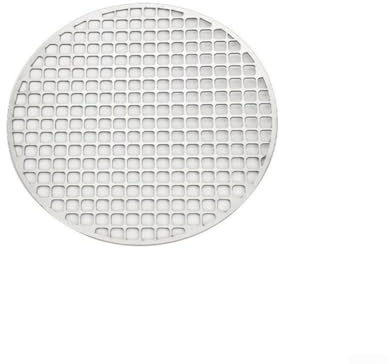 Tapis rond en acier inoxydable pour barbecue, améliore la circulation de l'air et l'efficacité de la cuisson (26 cm)