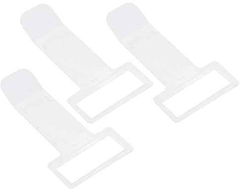 WUYJI Discos de estacionamiento,Paquete de 3 portadocumentos transparentes para coche, portatiques de aparcamiento, portapermisos de aparcamiento, portatiques de aparcamiento autoadhesivos