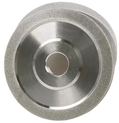 Mola diamantata da 100 mm, disco abrasivo elettrolitico piatto for fresa, lega di acciaio al tungsteno al carburo, gemma di vetro