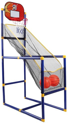 Inomhus basketkorg – sportskytte set för 149 cm PP | pedagogiskt träningsspel set | sportskytte maskin | arkadstil mini basketstativ