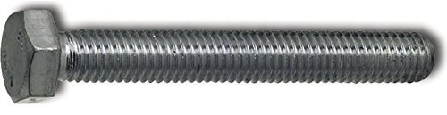 SECOTEC Sechskant-Schraube DIN 933 | M6x25 | ohne Schaft | verzinkt | 100 Stück