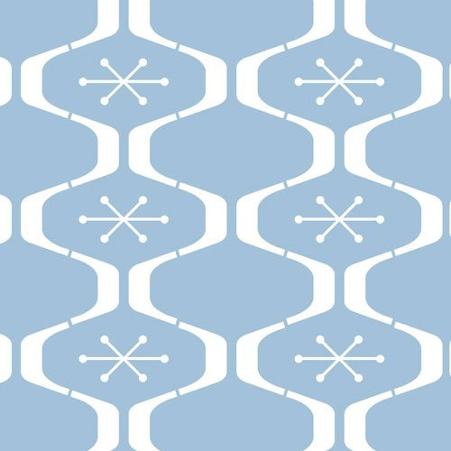 Designer Stencils Atomic Star All Over Wall Stencil (10 mil Plastic)