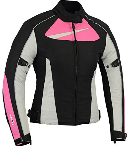LOVO - Chaqueta Moto Mujer para Invierno - Cazadora Moto Mujer con Protecciones CE - Ropa Moto de Alta Protección - Estilo Deportivo y Seguro - Chaqueta Moto Resistente para Frío y Lluvia