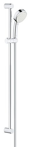 GROHE Tempesta Cosmopolitan 100 - Brausestangenset (2 Strahlarten, Antikalk-System, langlebige Oberfläche), chrom, 27788002