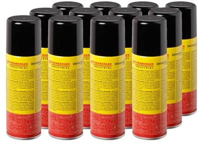 ROTHENBERGER Industrial 12x Nachfüllgas je 100 ml Feuerzeug Gas inkl. 5 x Adapter für wiederbefüllbare Feuerzeuge und Kleinlötgeräte