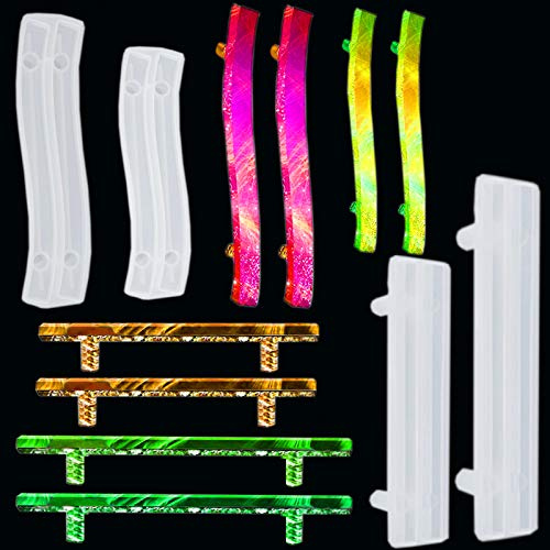 Tray Handle Resin Mold, Silicone Resin Casting Tray Handle Mold for DIY Serving Board, Agate Platter, Jewelry Tray, Drawer Kitchen Cabinet Door Home Decoration
