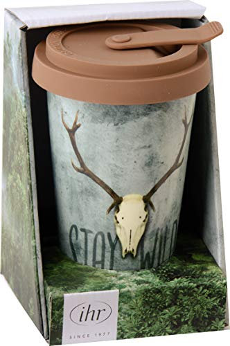 Porzellan Kaffeebecher To Go Tasse Stay Wild 250 ml
