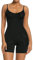 SHAPERX Damen Shapewear Bauchweg Body Shaper Figurformender Ganzkörper Formende Bodys Abnehmen Shaping Bodysuit, UK-SZ6224-Black-L