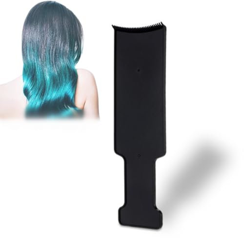 Balayage Board With Teeth, Balayage Highlighting Board Tint Comb Plate, Hair Dyeing Brush Highlight Board for Hair Coloring Dyeing DIY Hairdressing Styling Tool (L)