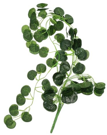 Zerodeko 3pcs Simulated Plant Rattan Pendants Fake Plant Adornments Easy Care Garden Decorations No Maintenance Garden Wall Art