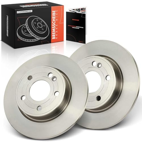 Frankberg Bremsscheibensatz inkl. 2x Bremsscheiben Hinten Voll Ø276mm Kompatibel mit A-Klasse W177 B-Klasse W247 A-Klasse Stufenheck V177 CLA C118 Replace# 2474230112