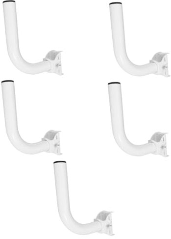 PartyKindom 5pcs Antenna Mast Pole Cb Antenna Mount Bracket for Weather Station Mounting Pole Outdoor Installation Pipe Mount for Attic Mounting
