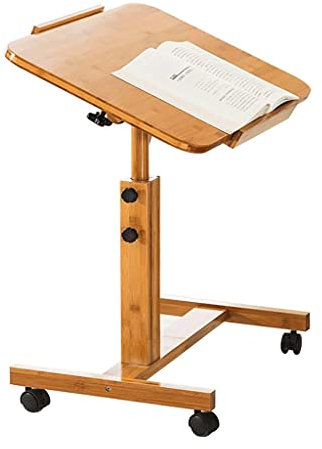 XCSCUK Medizinischer Nachttisch, Heimcomputertisch, multifunktionaler Krankenpflege-Beistelltisch, höhenverstellbar, geeignet für Schlafzimmer und Arbeitszimmer (23.6in/60cm)