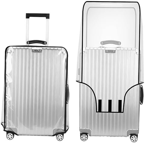 OUNONA 2stücke Transparente PVC-kofferhüllen Koffer Und Schmutzabweisend Für Reisen Und Gepäckschutz