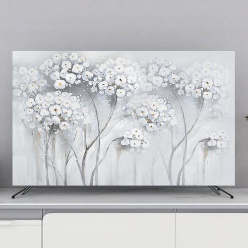 Multifunctional 32-85IN TV Cover Dust Proof TV Screen Protector For LCD LED Television Computer Dust Cover Indoor Bedroom Living Room Decoration(Size:85IN(W195xH115CM),Color:B)