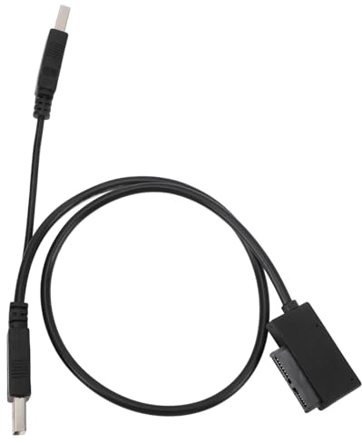 USB à 7 + 6 13pin Slimline Sata Adapter Cable 480 Mbps Prise en charge le Swap Hot Swap USB 2.0 à SATA Cable pour le DVD ROM DVD