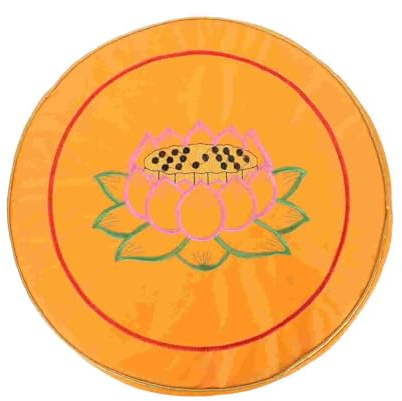 Zymjzbetic Cojines de meditación Cojines de Suelo, cojín meditación, Almohada, Refuerzo Yoga, Tatami, Alfombrilla for Asiento, Zafu sentada(Yellow)
