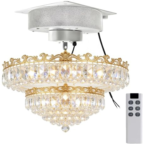 Motorized Chandelier Hoist Lift System, Electric Chandelier Hoist Lifter Kit with Remote Control, 5M/6M Lifting Height, 2 in 1 Villas Pendant Lamps Lifter LiftIing Setup,