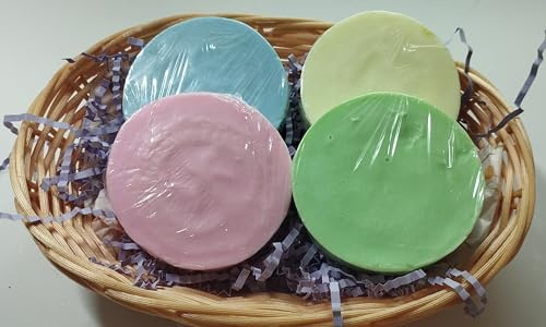 Jabones artesanales para regalar - Manos, cuerpo y cara - Natural - Jabones Artesanales de Glicerina con esponja lufa - Exfoliante - Mucho más que Jabón