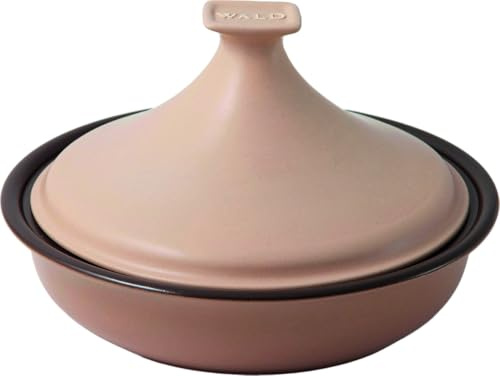 Wald Tajine aus Ton – Schmortopf und Ofen – Ø 31,5 x 19,5 cm – 250 cl mit Deckel – ideal für langsames und feuchtes Kochen – inkl. Rezeptbuch