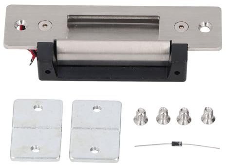HPZIHUIT Robustes elektrisches Türöffnerschloss, ausfallsicher, ausfallsicher, elektrisches Türöffnerschloss, DC 12 V, für Türzugangskontrollsysteme, zylindrische Schlosssätze