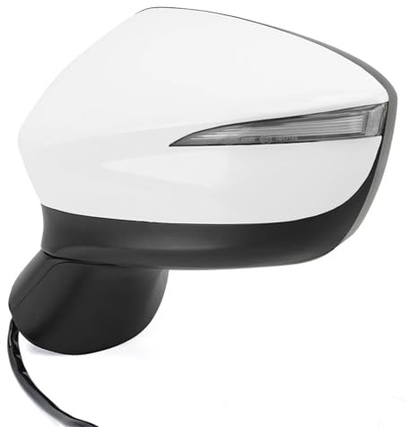 Auto Außenspiegel Für Mazda CX-5 2015 2016 9pins Seite Spiegel Rückspiegel Erhitzt Glas Elektrische Einstellung Klapp Blinker Blind Spot(Links)