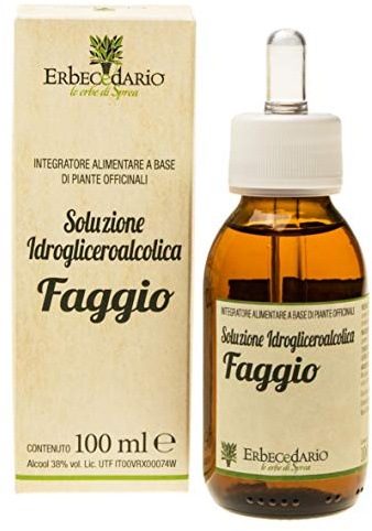 Faggio Gemmoderivato Drenante Forte Sgonfia e Depura, Diuretico naturale contro la comparsa degli Inestetismi della Cellulite e Ritenzione Idrica - 1 Flacone 100ml