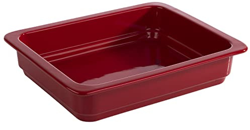 APS 82276 APSGN - Recipiente 1/2 de porcelana, capacidad 2 litros, resistente al calor hasta 220 °C y apto para lavavajillas