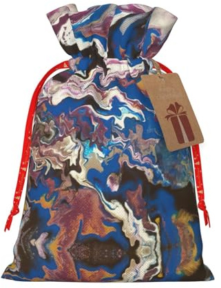 DURAGS Romano Art Geschenktasche mit Kordelzug, schicke Stoff-Geschenktüte für Weihnachten – ideal für jeden Anlass