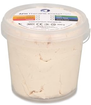 AFH TheraPIE Knete® Light | 300 g | weich = beige | Therapieknete, Knetmasse Handtherapie