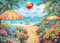 Summer Beach Jigsaw Puzzles for Adults 1000 Jigsaws Leisure Time at Beach 1000 Piece Jigsaw Puzzles for Adults