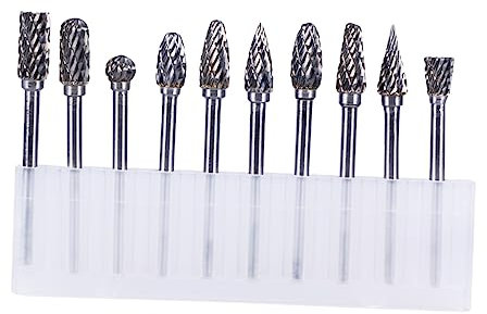 MUSISALY 6mm Cutter Hartmetall Fräser Für 10-teiliges Set Wolfram Stahl Entgraten Und Polieren