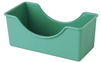 Teglia Da Forno Macaron Spiedo Piatto di Spiedo Piatto di Spuntino domestico sottaceti Spuntino plastica torta Tavolo da immondizia Vassoio (Green, One Size)