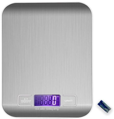 Balance de Cuisine Électronique de Haute Précision 5000g/1g avec Écran LCD, Smart Digital, pour Alimentaire Multifonctionnel