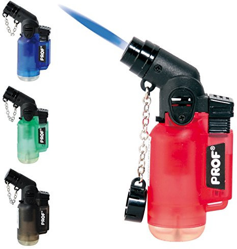 2 pièces.Briquet Prof Turbo Jet Flame - Coupe-vent - Rechargeable.