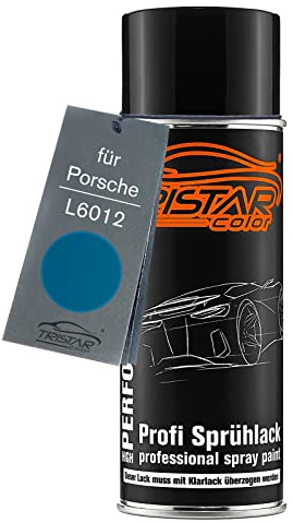 TRISTARcolor Autolack Spraydose für Porsche L6012 Königsblau | Basislack, Sprühdose 400ml