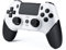 CHEREEKI Controller per PS4 Hall Joystick, Gamepad con Grande Batteria da 1000mAh Doppio Vibrazione, Sensori di Movimento, Funzione Audio, Touch Pad