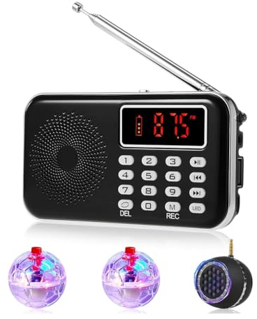 4 delar Spirit Box Utrustningssats med 2 LED-kattbollar och 1 Spirit Box högtalare. Paranormalt utrustningsset för hem, kontor och utomhus.