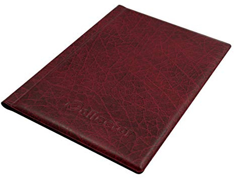 COLLECTOR Coin Album for 108 mix size coins small medium large COIN BOOK FOLDER - RED