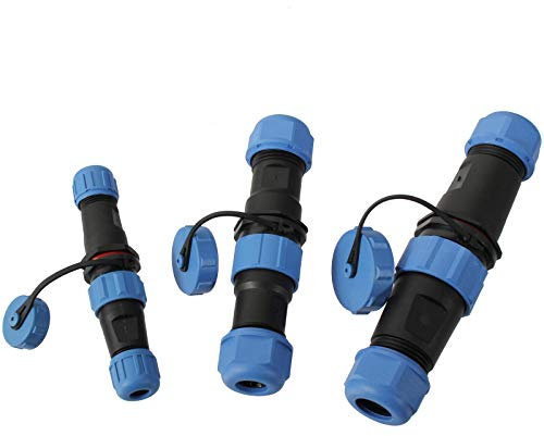 ONPIRA SP16 Einbaustecker oder Stechverbindung Wasserdicht IP68 in 2 Grössen 13 oder 16mm von 2-9 Pin auswählbar (8 Pin, Steckverbindung 16mm)