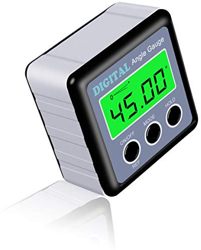 Winkelmesser, digitaler Winkelmesser-Neigungsmesser Winkelmesser Magnetfuß - Präzisions-Level-Box für Automobil, Holzbearbeitung, Bauwesen, Bohrmaschinen, Mauerwerk