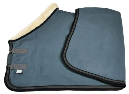 WAGNER Fleece svettfilt med pälskrage (vintage-svart, 135)