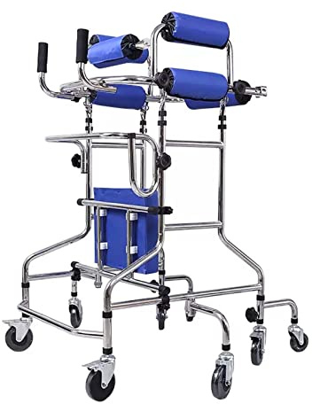 YSUEFIJO Deambulatore per Anziani, Deambulatore Stretto da Interno, Deambulatore con Seduta, Rollator Deambulatore, Girello alla Deambulazione a 8 Ruote, per Adulti o Disabili