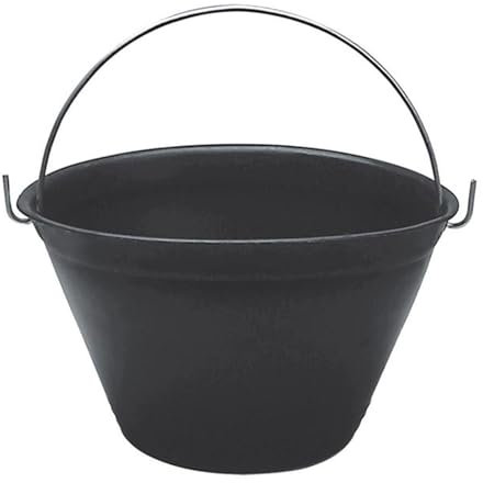 La zappa Secchio da cantiere per muratore in plastica resistente con manico