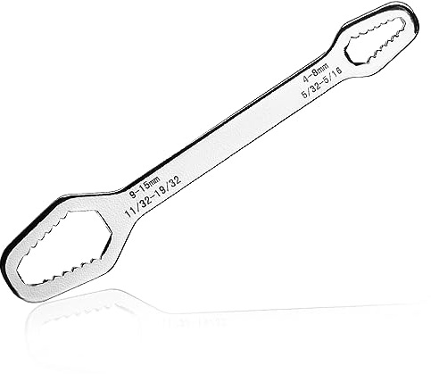 LEONTOOL Clé universelle multifonctionnelle à double extrémité - Clé à molette réglable - Clé Torx auto-serrée - Outils de réparation pour machine de bricolage - Entretien automatique pour écrous